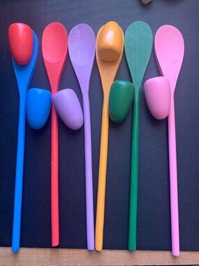 Colorful Wooden Kids Play Spoons & Eggs Toy Set By PoPloy - Montessori Matching